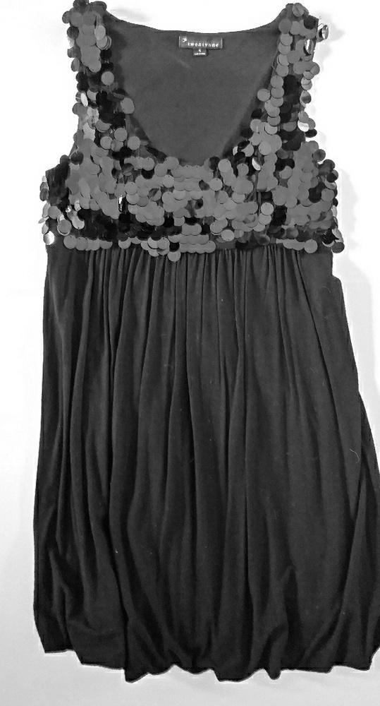 Black cocktail dress